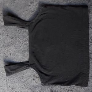 Forever 21 Black Tank Top Crop Top